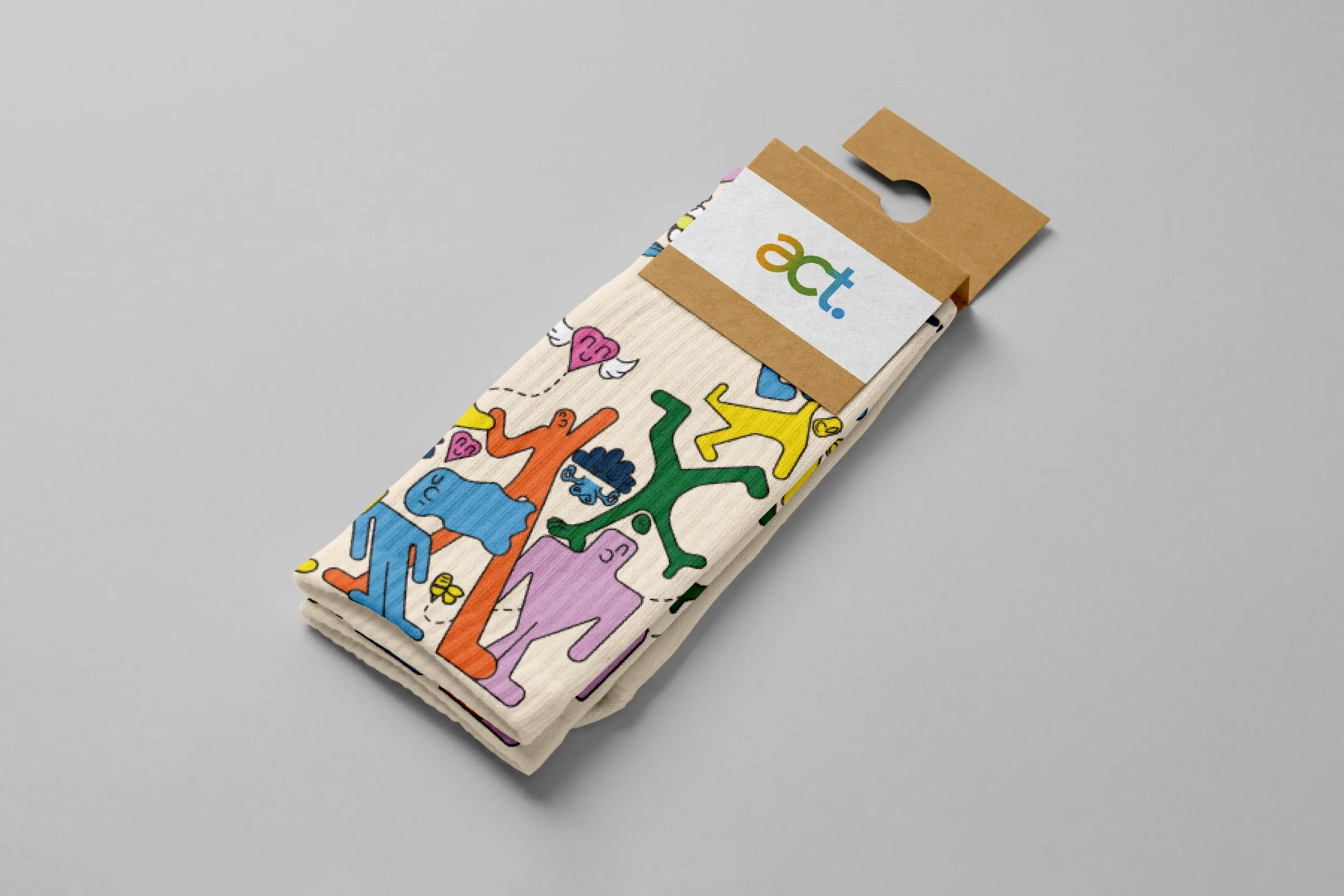 Patterned festival socks