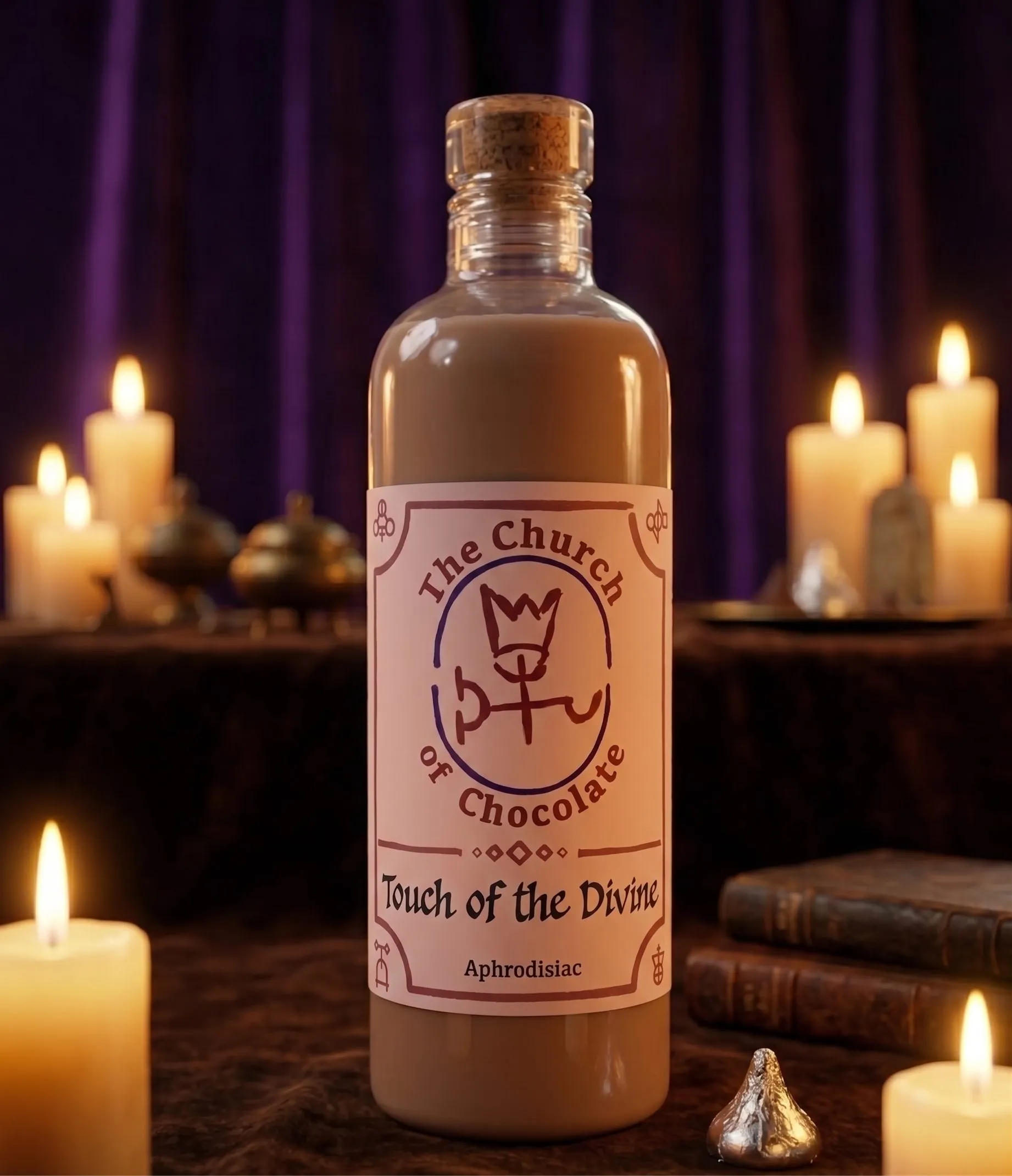 Touch of the Divine flavour, front of bottle